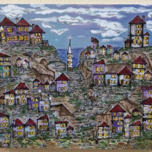 The Cozy Village by artist kelli foss