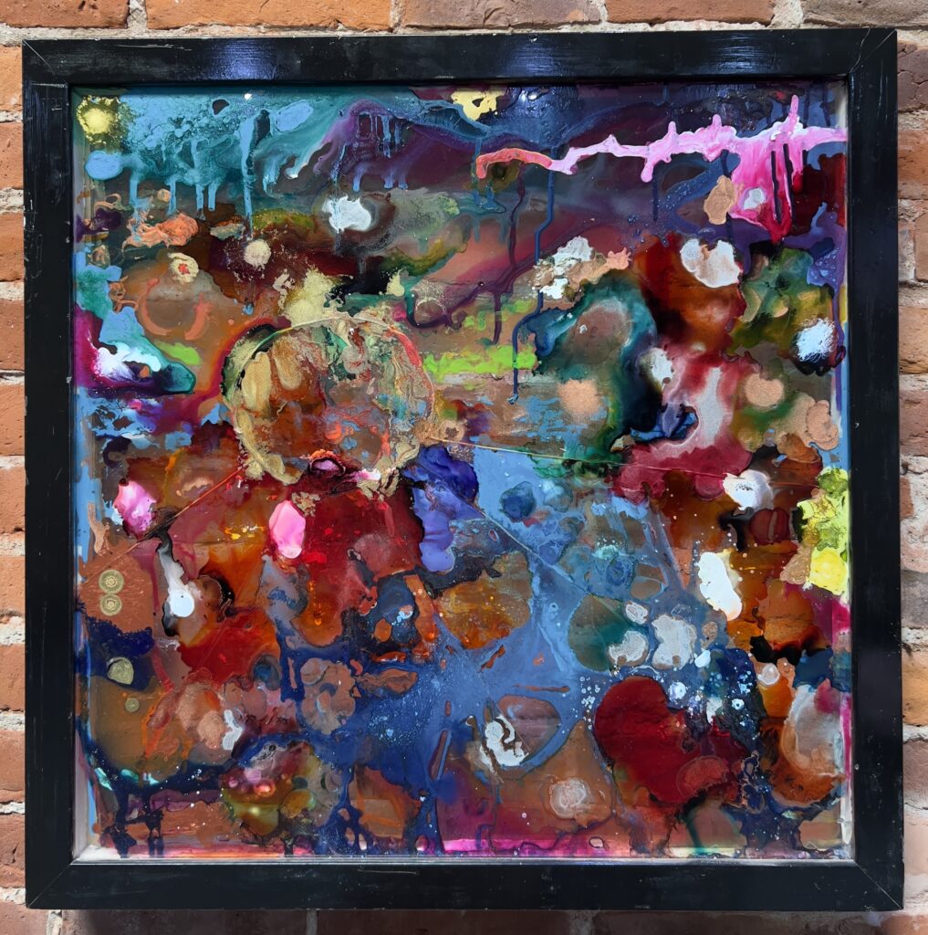 Fire, Ink, Glass by artist Kelli Foss