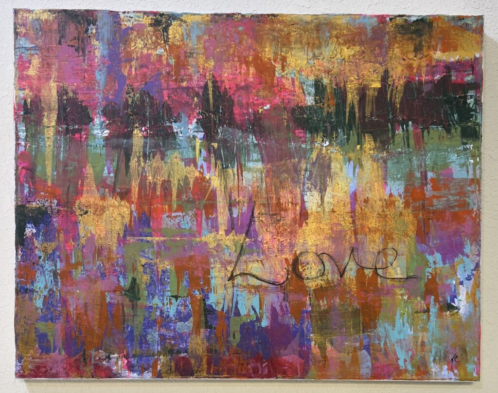Love Vibration by artist kelli foss