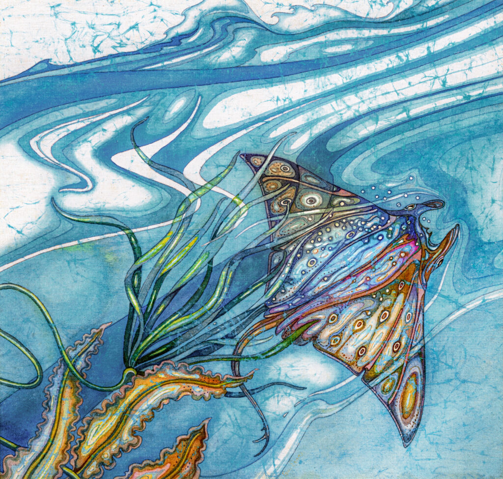 Rays Manta 1 by artist ray evans at santa cruz art expressions