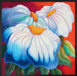 Heavenly Blue Again by artist Helene Goldstein