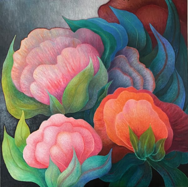 Rosey by artist Helene Goldstein