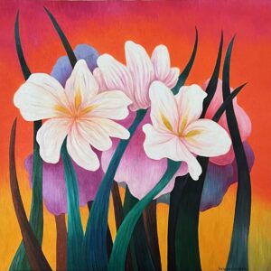 Rising Flowers by artist Helene Goldstein