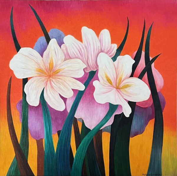 Rising Flowers by artist Helene Goldstein