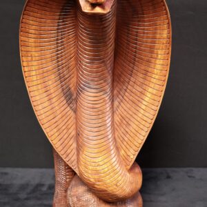 Cobra Sentinel by Jordyn James, Rain-tree wood, $6000