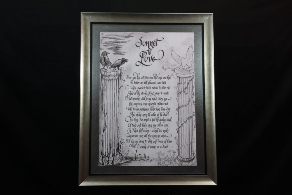 Sonnet to Love by Artist Scott C. Mehner